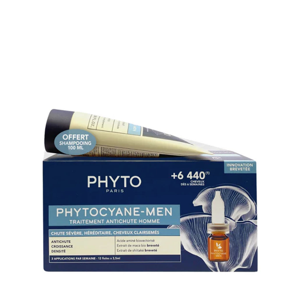 Phyto Phytocyane Anti-Hair Loss Treatment for Men + 1 FREE phytocyane shampoo 100ml