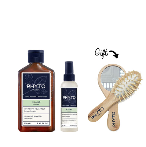 Buy Volume shampoo 250 ml + Spray 150 ml Get Brush Mirror