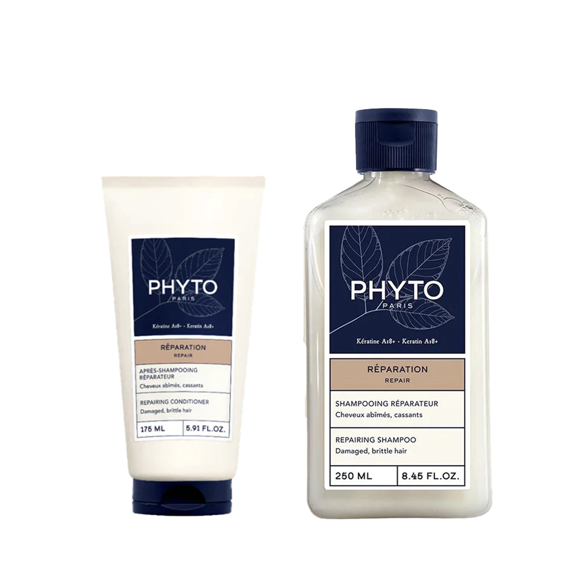 15 % OFF Repair shampoo 250 ml + conditionner 175 ml