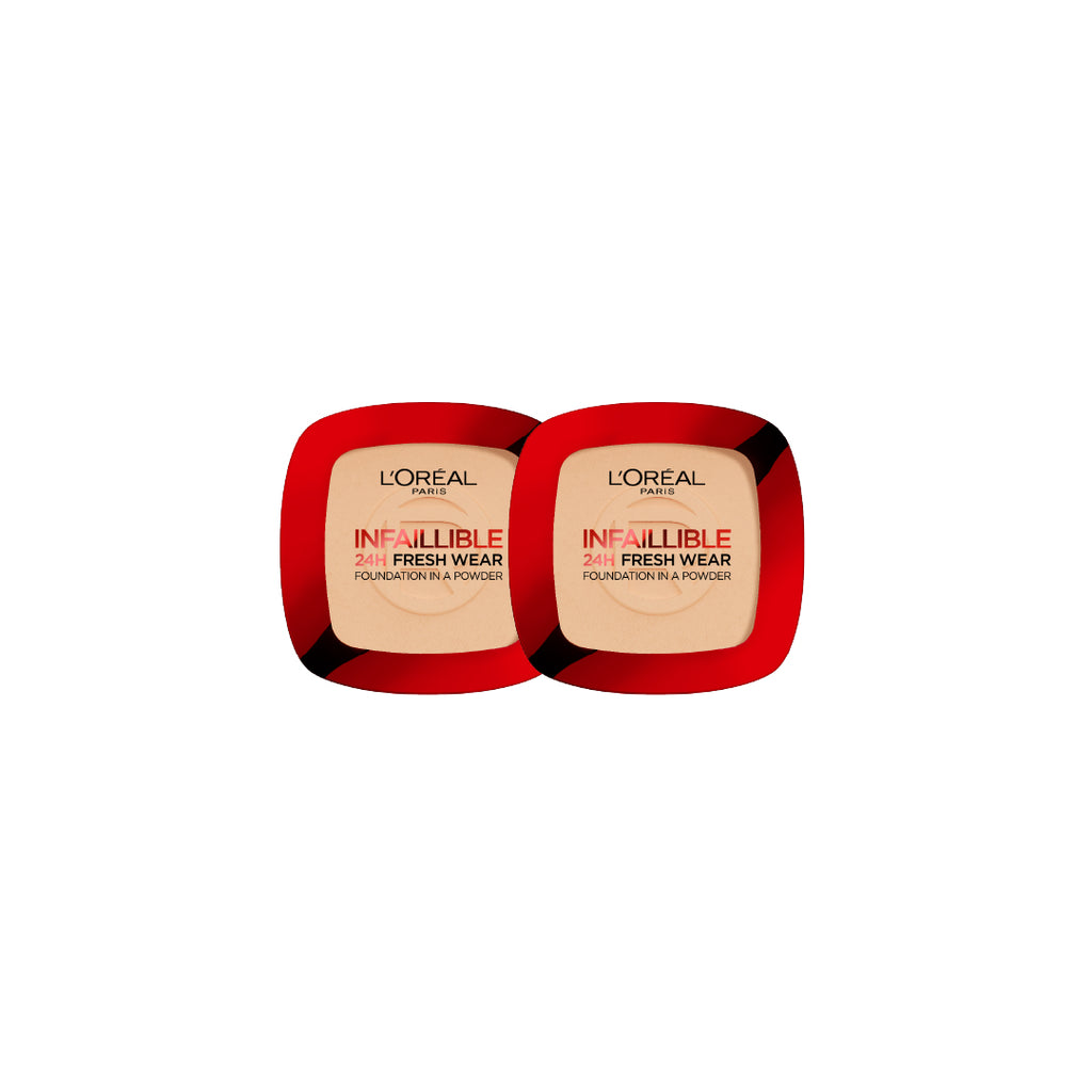 25% OFF 2x l'Oréal Paris  - 24H FreshWear Foundation in a Powder