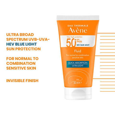 Avène Very High Protection SPF 50+ Fragrance-Free Fluid Ultra-Light