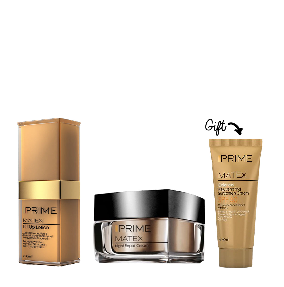 Buy Liftup lotion and Night repair cream Get Colorless Rejuvinating sunscreen  spf50 for free