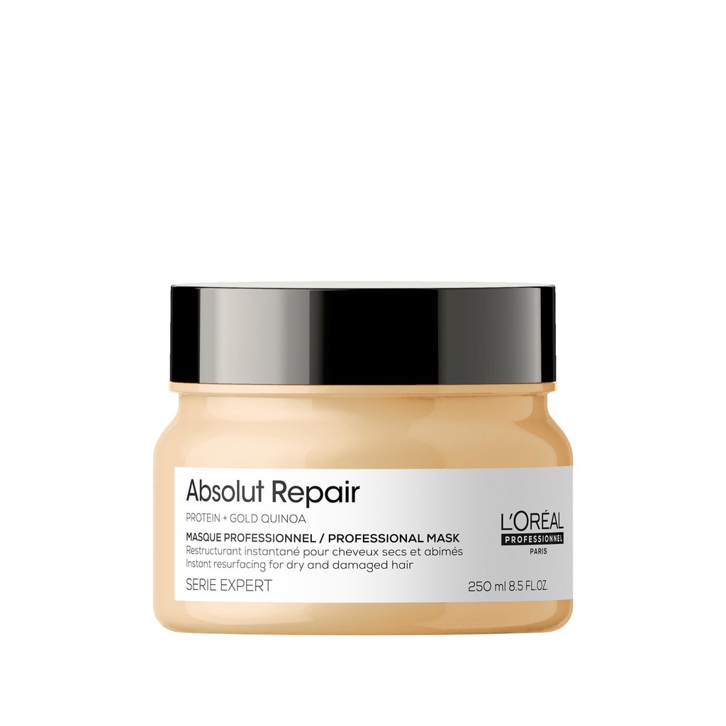 L’Oréal Professionnel | Absolut Repair mask | With Protein and Gold Quinoa for dry and damaged hair | SERIE EXPERT | 250ml