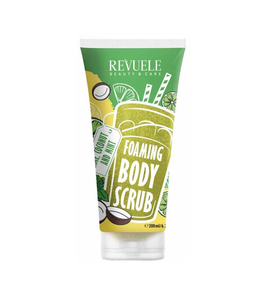 REVUELE FOAMING BODY SCRUB Lime, Coconut and Mint 200ml