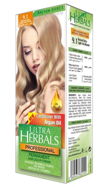 Ultra Herbals Professional Permanent Hair Color Cream