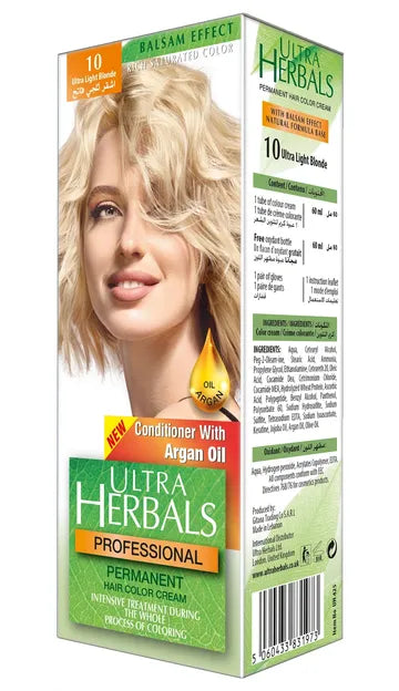 Ultra Herbals Professional Permanent Hair Color Cream