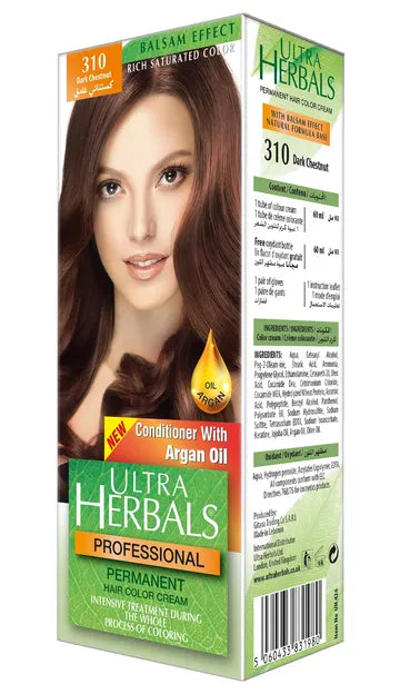 Ultra Herbals Professional Permanent Hair Color Cream