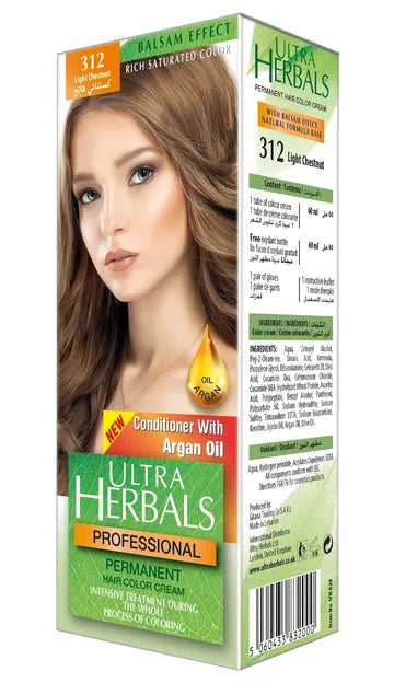 Ultra Herbals Professional Permanent Hair Color Cream