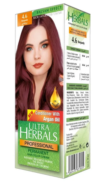 Ultra Herbals Professional Permanent Hair Color Cream
