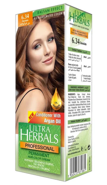 Ultra Herbals Professional Permanent Hair Color Cream