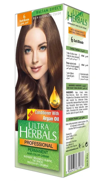 Ultra Herbals Professional Permanent Hair Color Cream