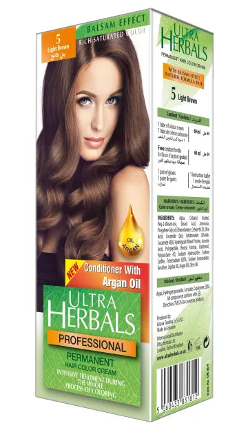 Ultra Herbals Professional Permanent Hair Color Cream