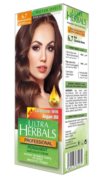 Ultra Herbals Professional Permanent Hair Color Cream