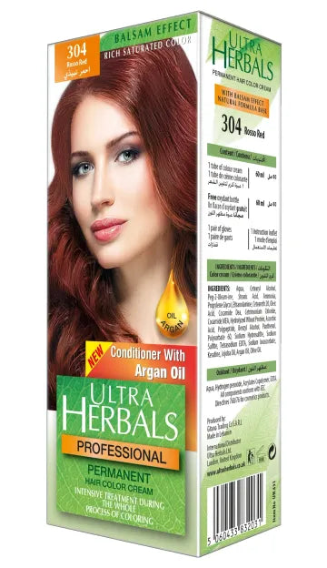Ultra Herbals Professional Permanent Hair Color Cream