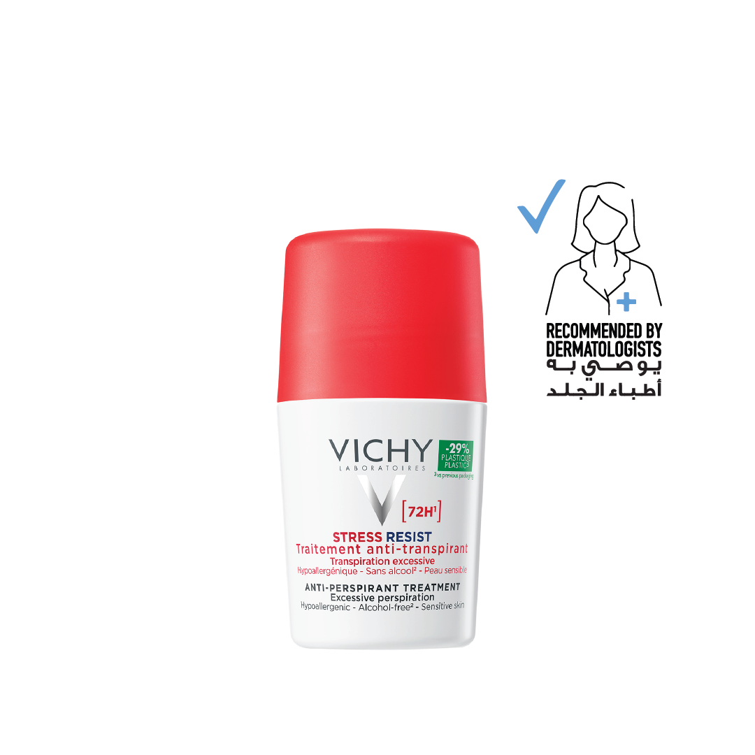 Vichy 72 Hours Stress Resist Roll On Deodorant for Excessive Sweating for Men & Women 50ml