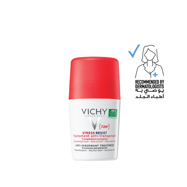Vichy 72 Hours Stress Resist Roll On Deodorant for Excessive Sweating for Men & Women 50ml