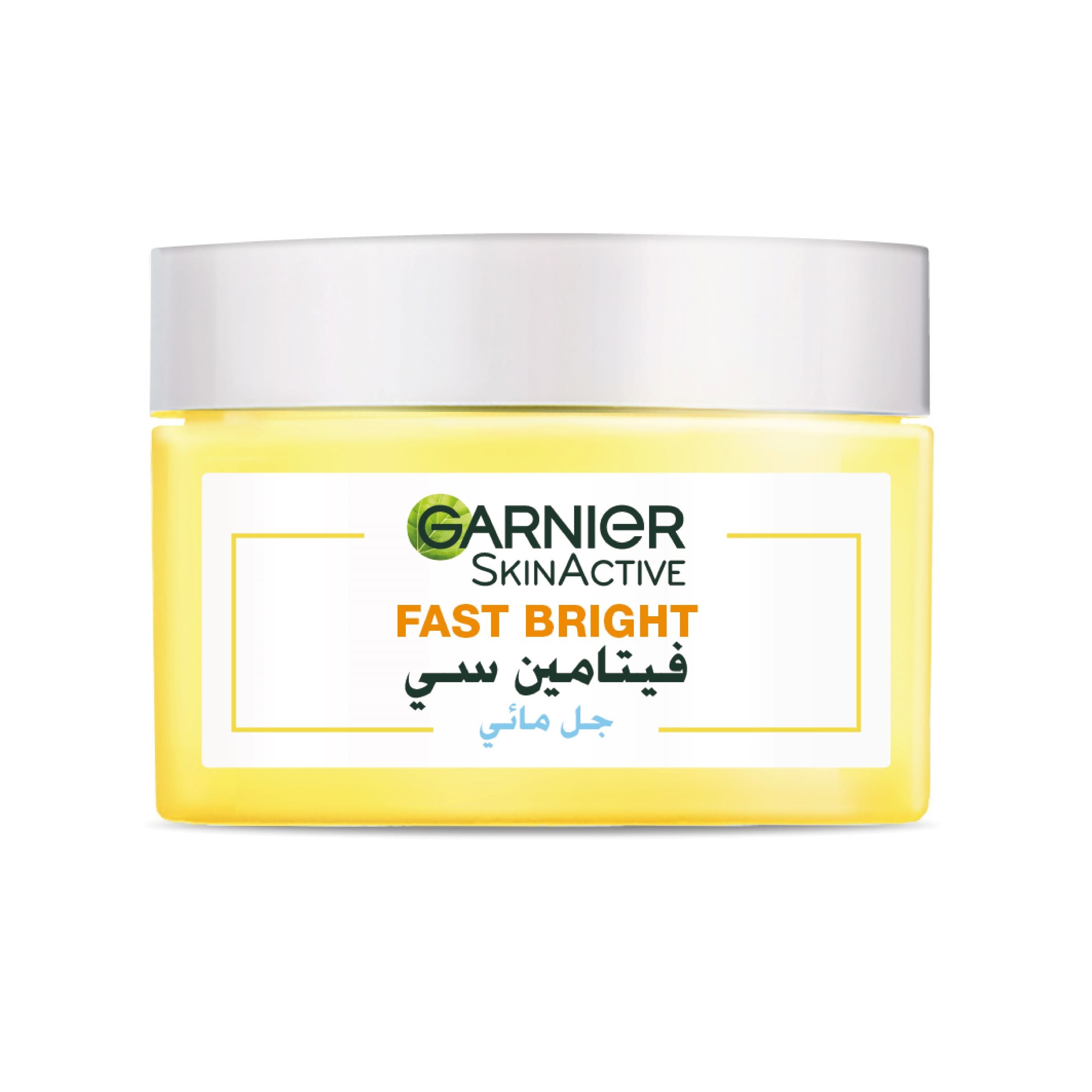 Garnier - Skin Active - Fast Bright - Vitamin C Water Gel Moisturizer - 48 Hours Hydration - Anti Dark Spots - 30 ML