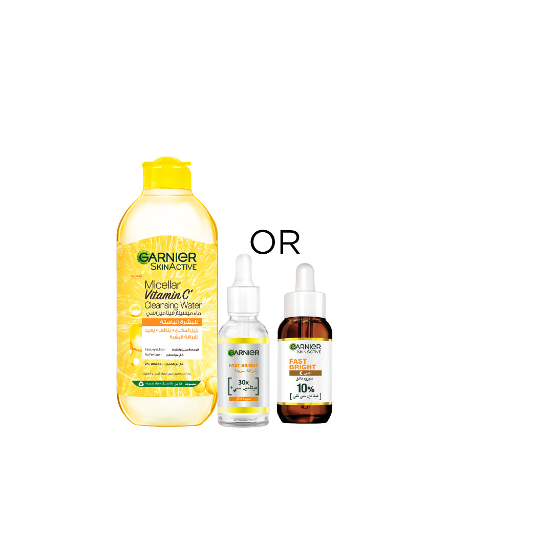 20% Vitamin C Micellar + Day OR Night Serum