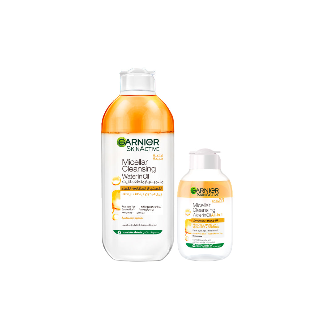 15 % OFF Garnier Micellar Oil-Infused Cleansing Water 400 ml + 100 ml