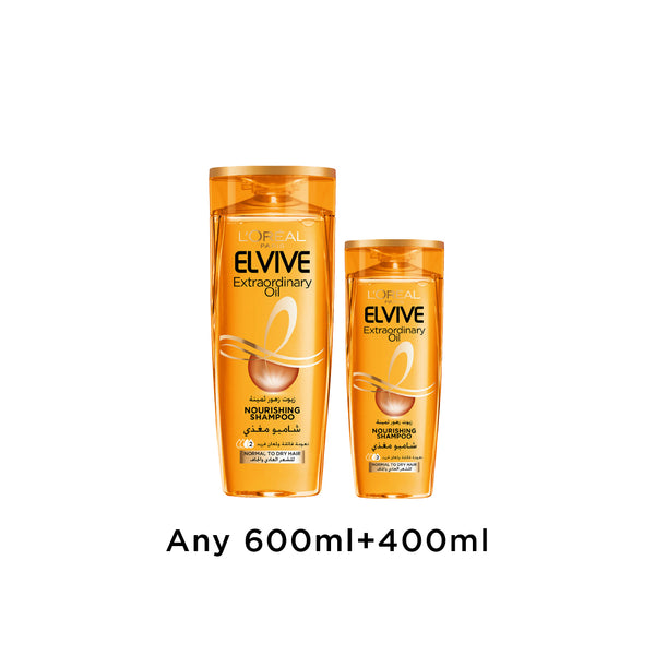 15% L’Oréal Paris Elvive Any Shampoo 400ml + Any Shampoo 600ml  Top Tier