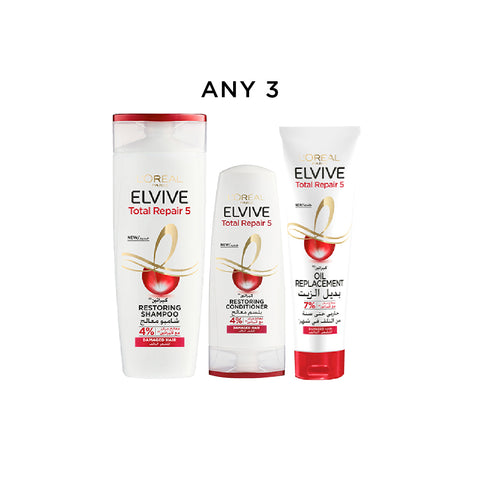 20% off Elvive Any Shampoo + Any Conditioner + Any Mask/OR Core
