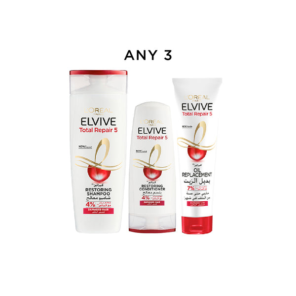 20% off Elvive Any Shampoo + Any Conditioner + Any Mask/OR Core