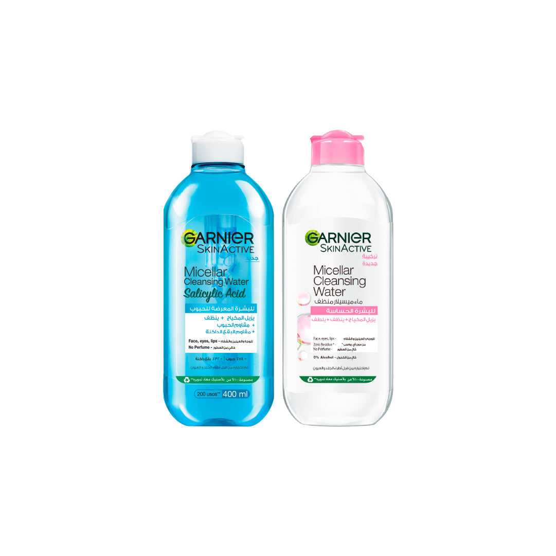 10 % OFF Micellar water Facial Cleanser 400 ml + Fast Clear Micellar Water with Salicylic Acid 400 ml