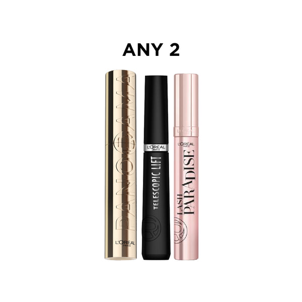 20% Off on any 2 L’Oréal Paris mascaras
