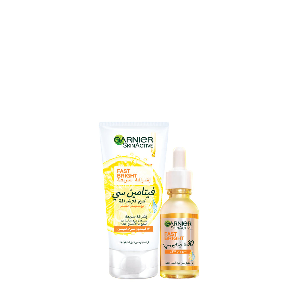 20% OFF Fast Bright Day Cream + Fast Bright Vitamin C + Niacinamide 30x Brightening Booster Serum