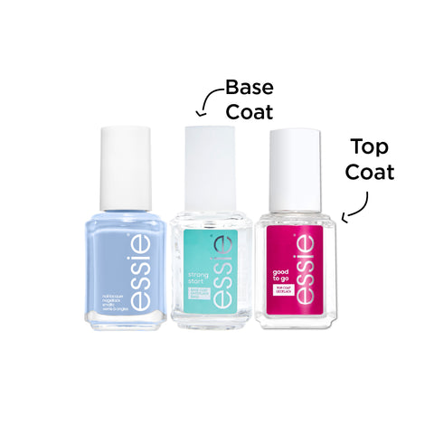 30% OFF Essie Base Coat + Top Coat + 1 Nail Polish