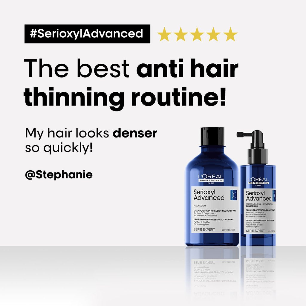L’Oréal Professionnel | Serioxyl Advanced Denser hair serum | for thinning hair | SERIE EXPERT | 90 ml