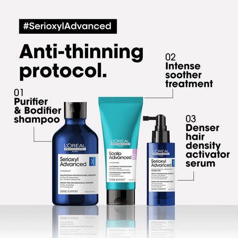 L’Oréal Professionnel | Serioxyl Advanced Denser hair serum | for thinning hair | SERIE EXPERT | 90 ml