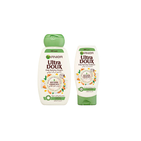 20% OFF Ultra Doux Almond Milk and Agave Nectar Conditioner 200ml + Ultra Doux Almond Milk and Agave Nectar Shampoo 400ml