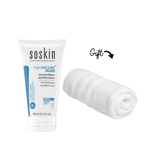 Buy Soskin Hydrasecure Multifunctional Emollient Care    get   Free Soskin Towel 50x60cm