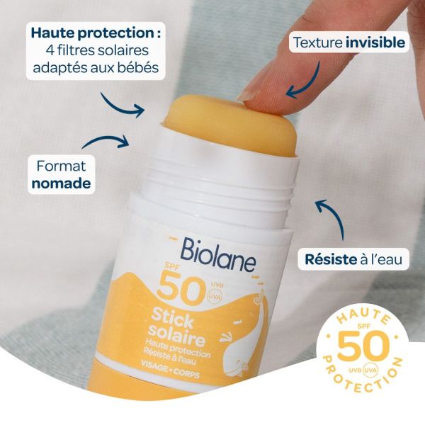 Biolane Expert Sun Stick for Babies SPF50 20 ml