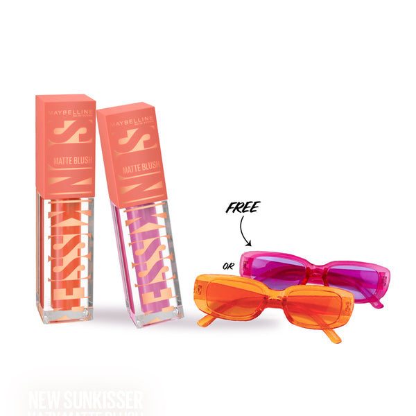 Buy 2x Sunkisser Matte Blush Get Colored sunglasses