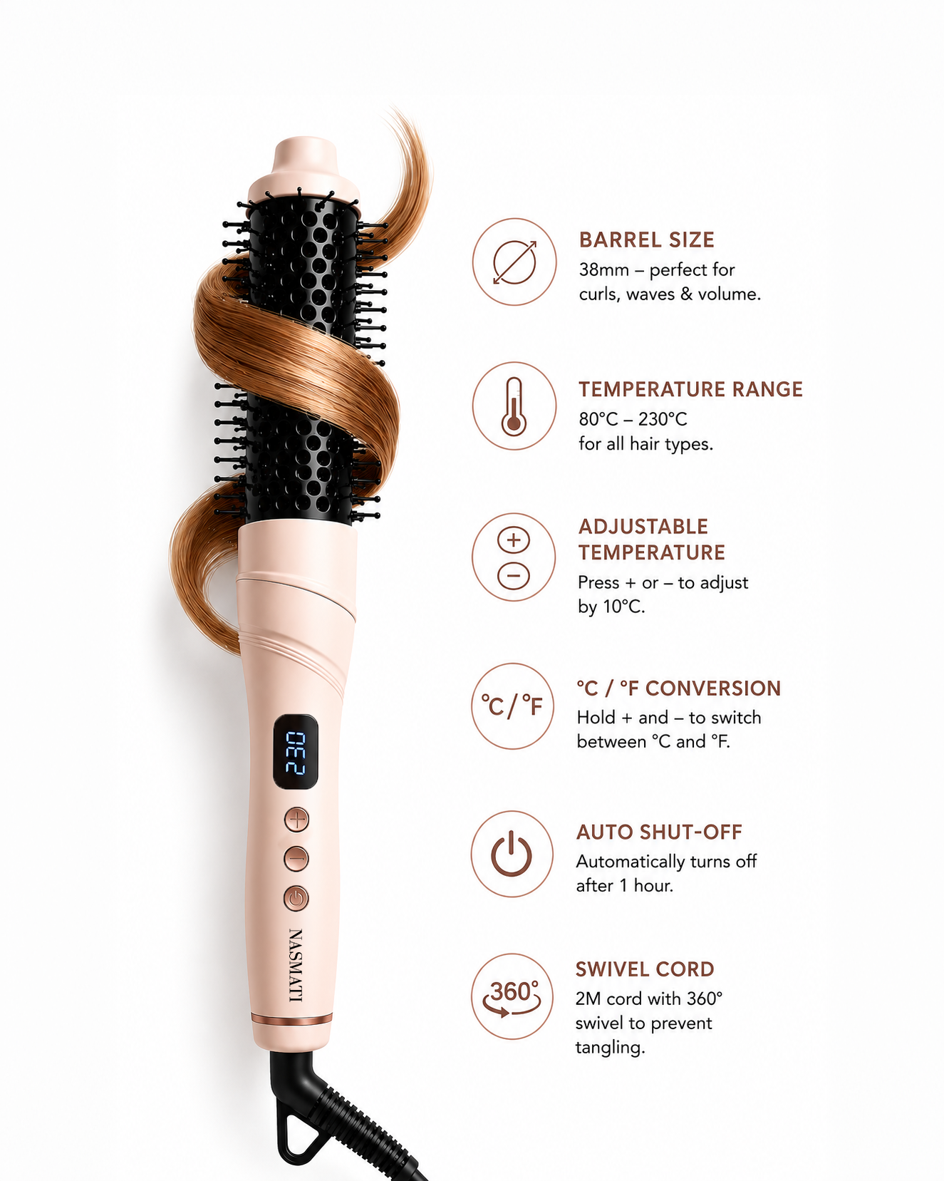 Nasmati™ Aura Thermal Brush