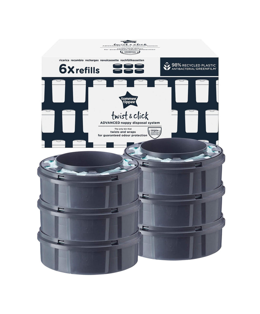 Tommee Tippee     T&C 6PK REFILL CASS