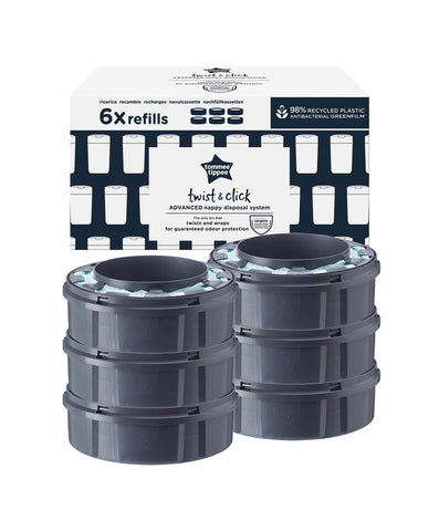 Tommee Tippee     T&C 6PK REFILL CASS
