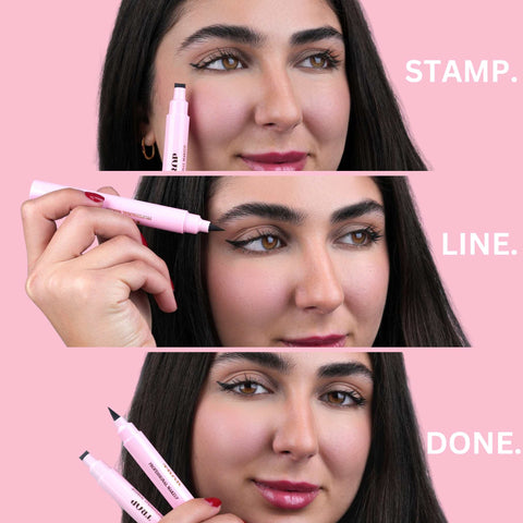 Trop™ Winged Eyeliner Stamp  Intense Black