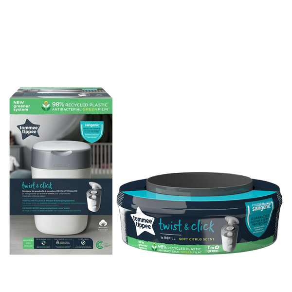 Buy Twist & Click Nappy Disposal Bin + Bin Refill