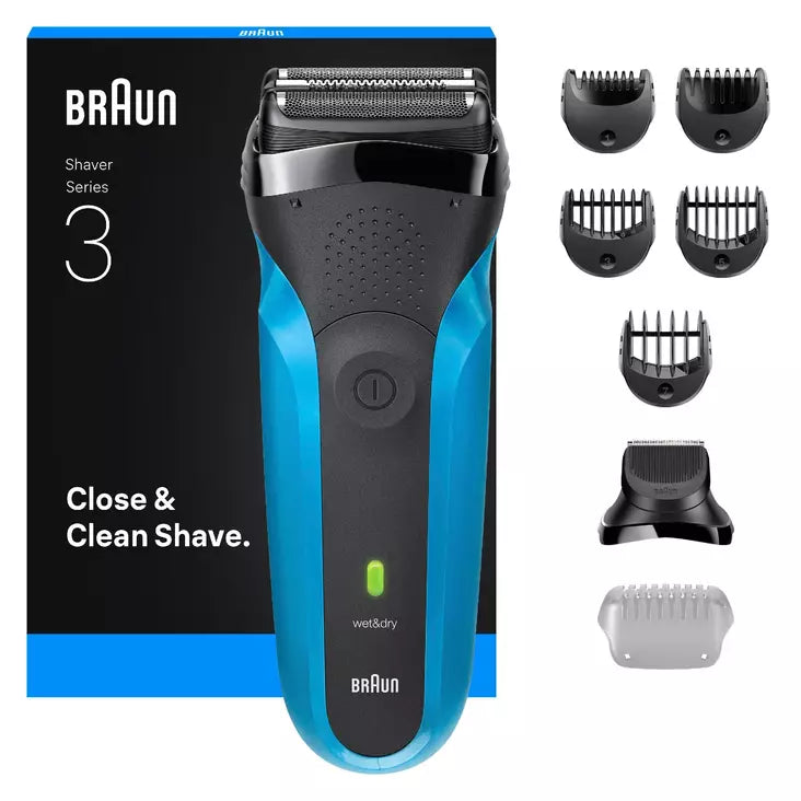 Braun Shaver 310BT BLK/BLU BOX EURO