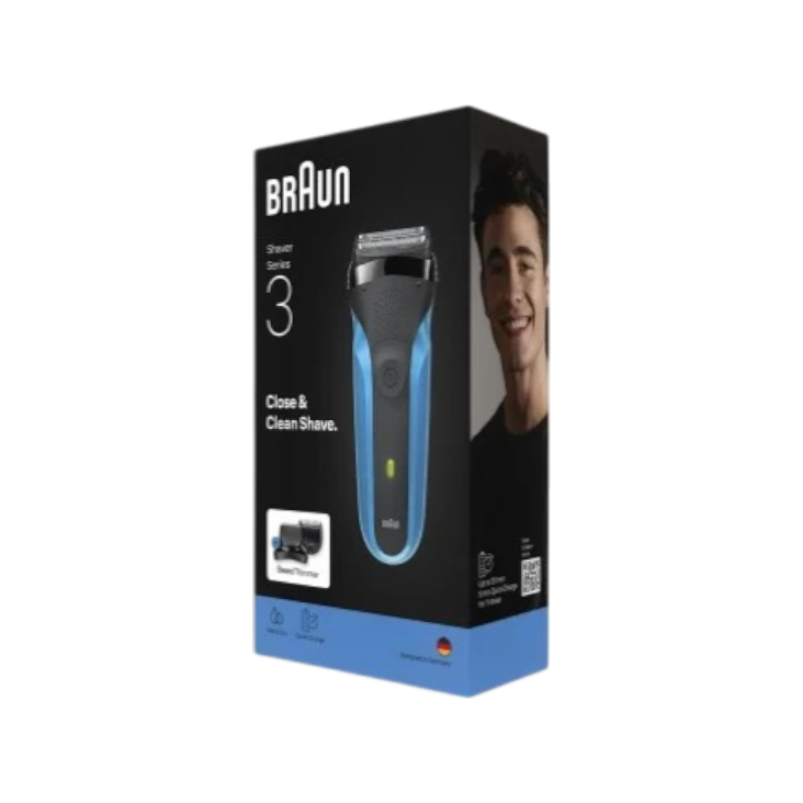 Braun Shaver 310BT BLK/BLU BOX EURO