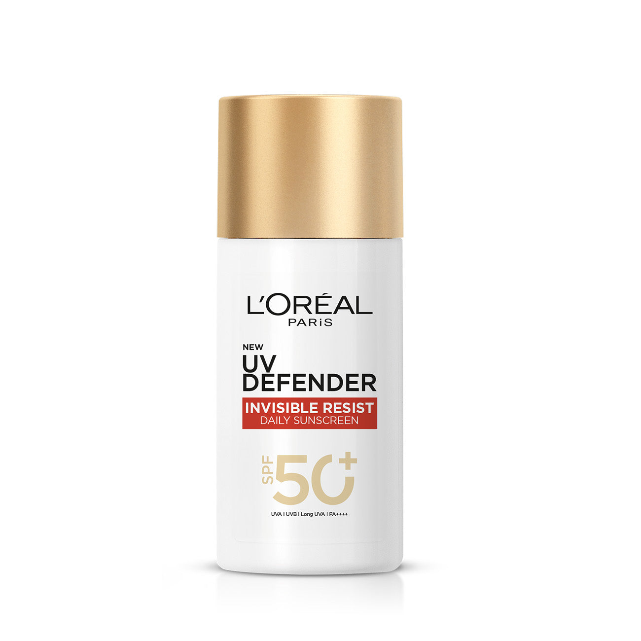 L’Oréal Paris UV Defender Invisible Resist Sunscreen SPF50+, Daily Sunscreen With Long Uva Protection, For All Skin Types 50ml