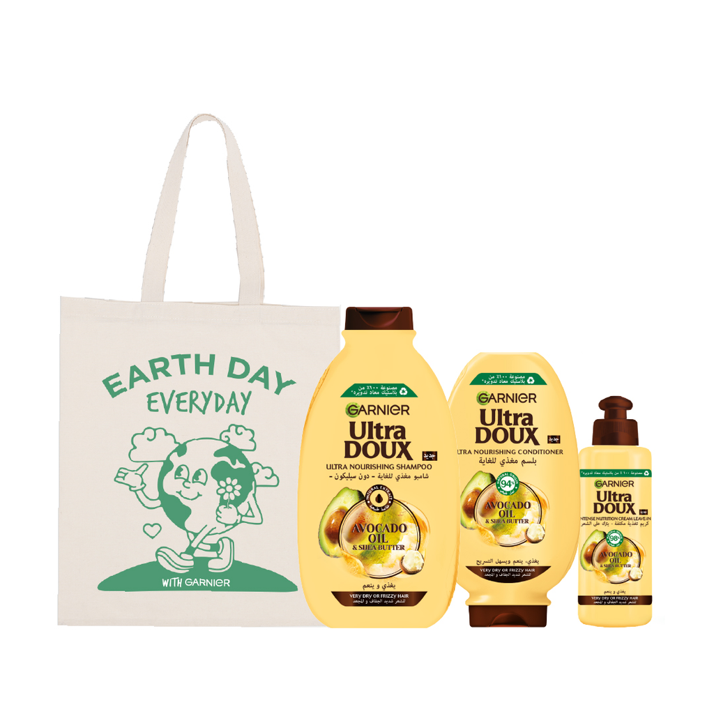 10% OFF Ultra Doux Avocado Conditioner 200ml + Leave In 200 ml + Shampoo 400ml + Tote bag
