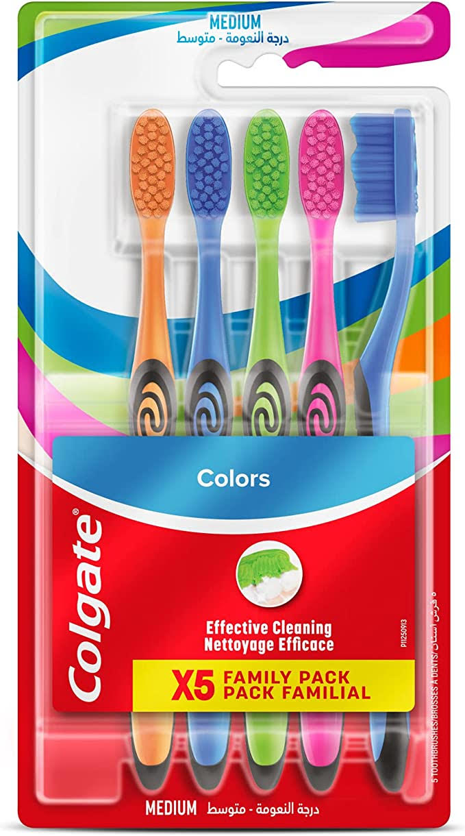 Colgate Toothbrush Twister Colors 3+2 FREE