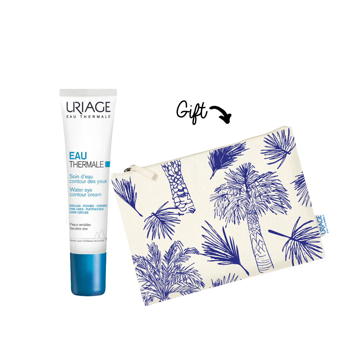 Eau Thermale Eye Contour Water Care 15ml + Pouch