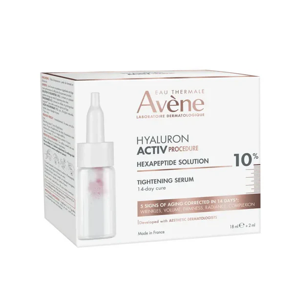 Avène Hyaluron Activ Firming Serum l 10% Hexapeptide Solution 18ml l Anti-Aging Lifting Serum for Wrinkles & Firmness