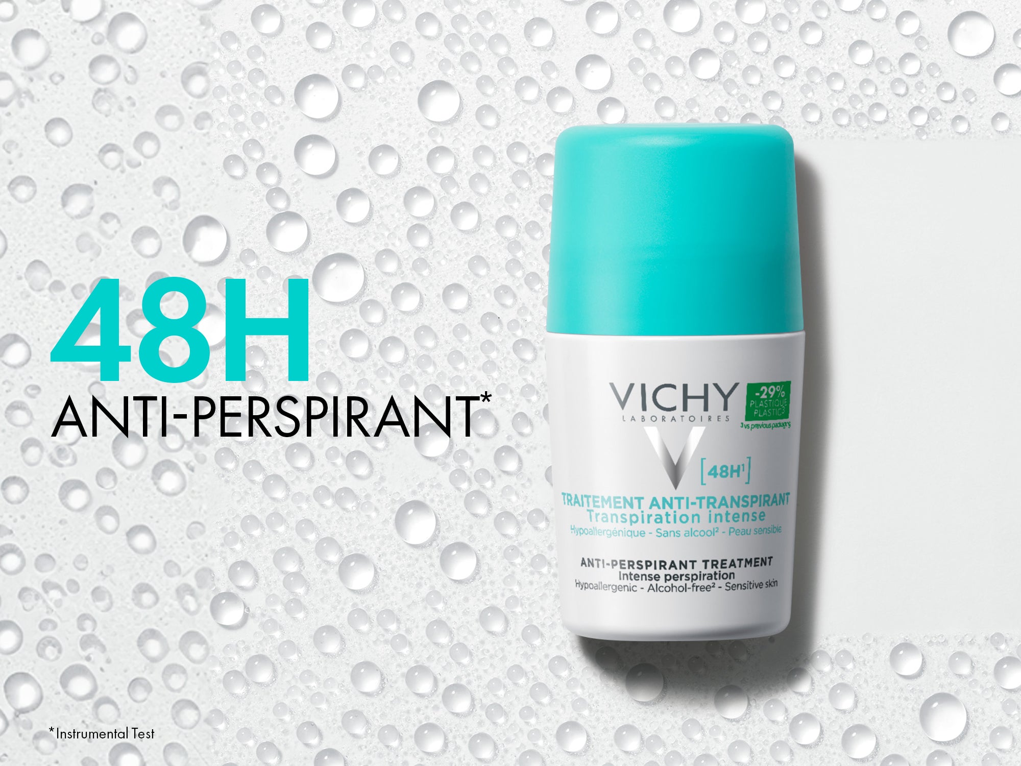 Vichy 48 Hours Anti Perspirant Deodorant Intensive Treatment 50ml