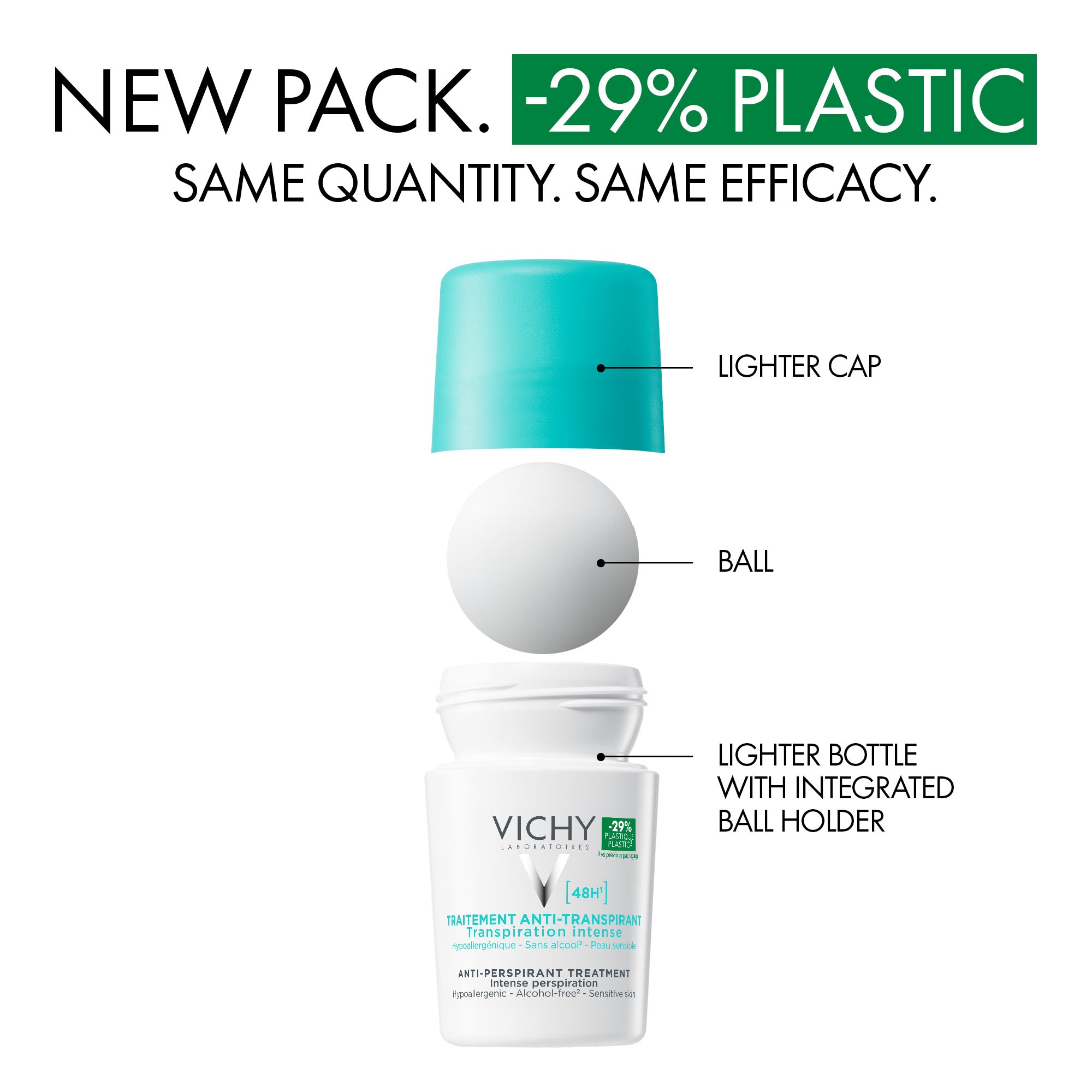 Vichy 48 Hours Anti Perspirant Deodorant Intensive Treatment 50ml